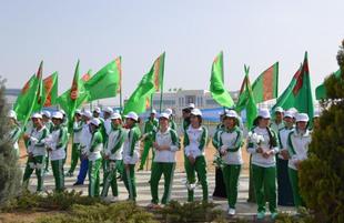 Ашхабад готовится к V Азиатским играм в закрытых помещениях и по боевым искусствам. Азербайджан, Баку, 9 сентября 2017
