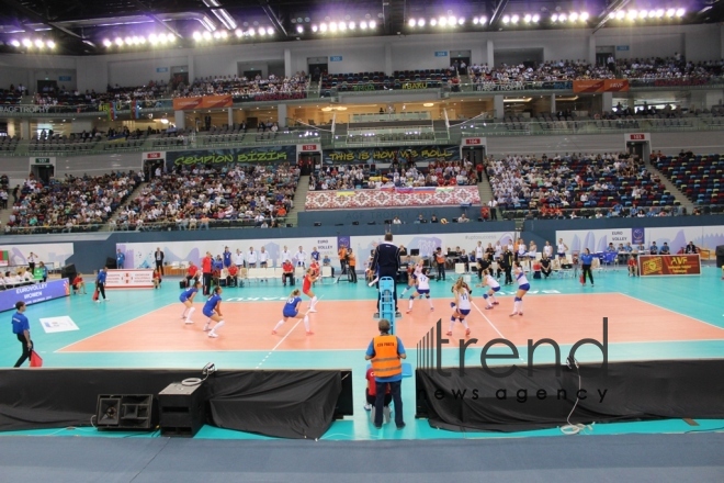 Baku hosts 2017 Women’s European Volleyball Championship. Azerbaijan, september 22, 2017