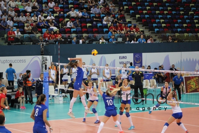 Baku hosts 2017 Women’s European Volleyball Championship. Azerbaijan, september 22, 2017