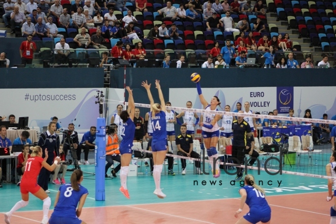 Baku hosts 2017 Women’s European Volleyball Championship. Azerbaijan, september 22, 2017