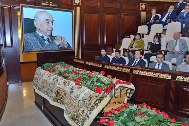 Farewell ceremony for eminent Azerbaijani scientist Lotfi Zadeh held in Baku. Azerbaijan, Baku, September 29, 2017
 
 
