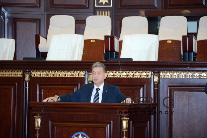 Farewell ceremony for eminent Azerbaijani scientist Lotfi Zadeh held in Baku. Azerbaijan, Baku, September 29, 2017
 
 
