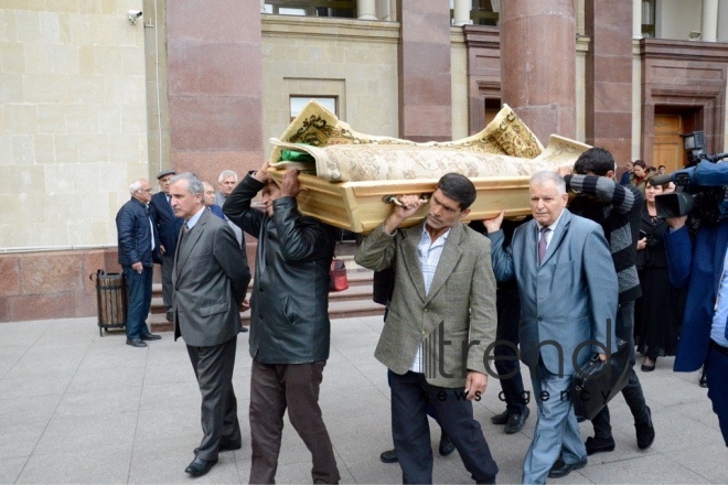 Farewell ceremony for eminent Azerbaijani scientist Lotfi Zadeh held in Baku. Azerbaijan, Baku, September 29, 2017
 
 
