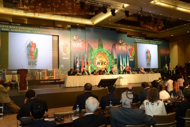 55th World boxing council convention. Azerbaijan, Baku, October 2, 2017