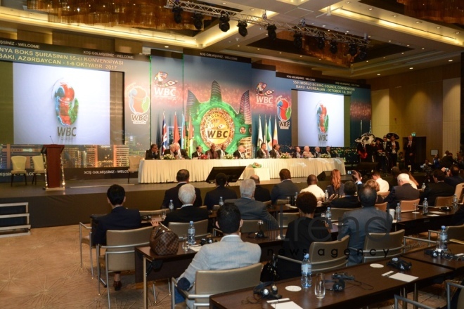 55th World boxing council convention. Azerbaijan, Baku, October 2, 2017