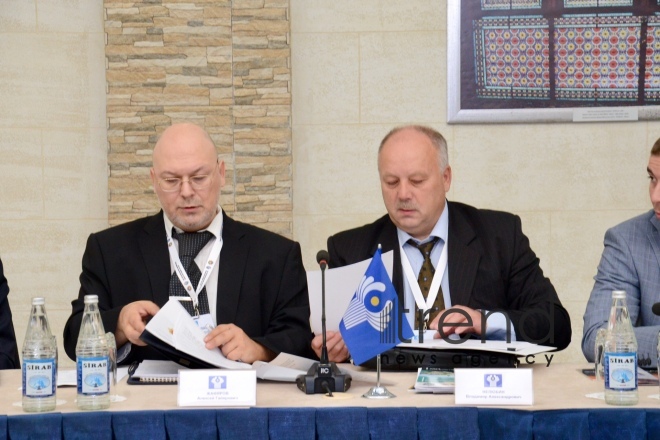 Expanded plenary meeting of CIS security agencies, special services underway in Baku. Azerbaijan, Baku, October 5, 2017