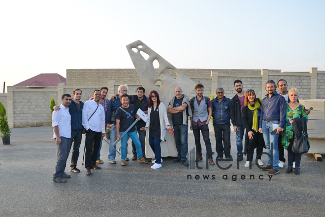 “Melody of the Stone” International Sculpture Symposium. Azerbaijan, Baku, October 10, 2017