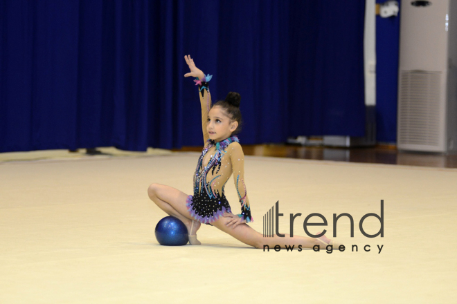 Competitions of the Open Championship and Cup of the START sports club on Rhythmic Gymnastics "Autumn stars". Azerbaijan, Baku, October 14, 2017
