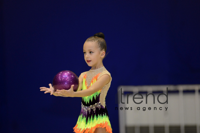 Competitions of the Open Championship and Cup of the START sports club on Rhythmic Gymnastics "Autumn stars". Azerbaijan, Baku, October 14, 2017
