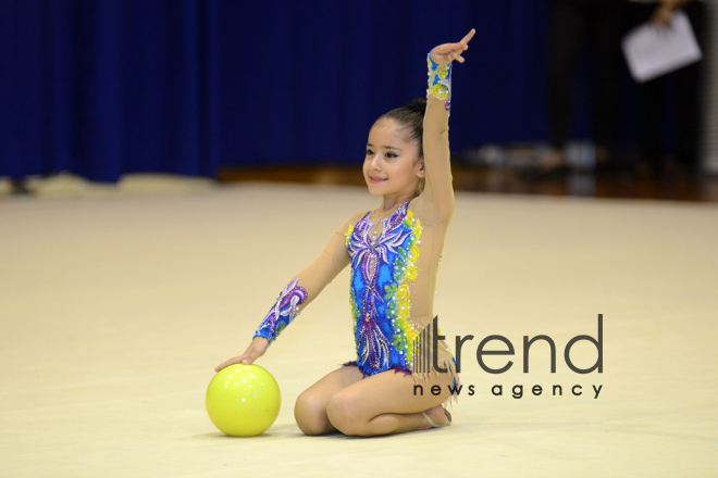 Competitions of the Open Championship and Cup of the START sports club on Rhythmic Gymnastics "Autumn stars". Azerbaijan, Baku, October 14, 2017
