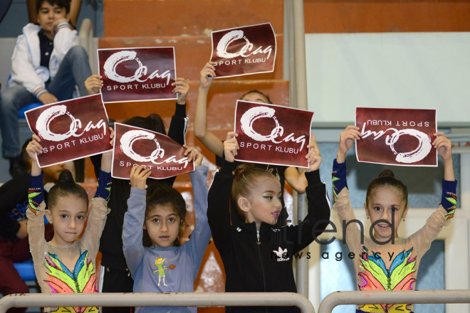 Competitions of the Open Championship and Cup of the START sports club on Rhythmic Gymnastics "Autumn stars". Azerbaijan, Baku, October 14, 2017
