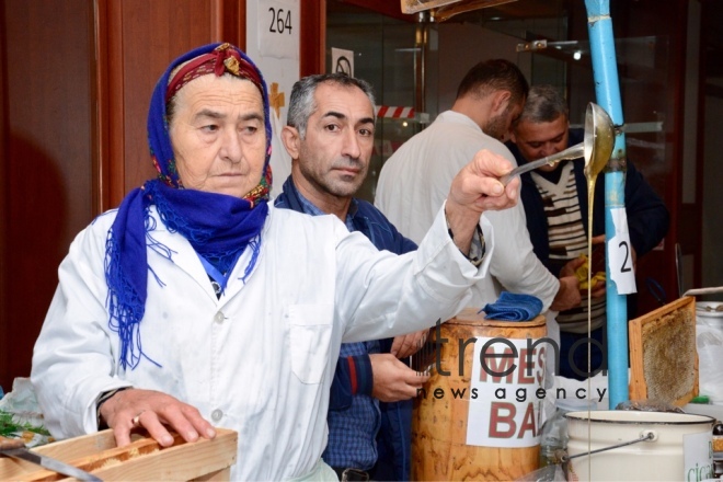 Bakıda XVIII illik bal yarmarkası keçirilir. Azərbaycan, Bakı, 18 oktyabr 2017