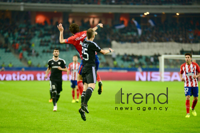 FC Qarabag gets first UEFA Champions League Group point. Azerbaijan, Baku, October 19, 2017