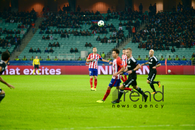 FC Qarabag gets first UEFA Champions League Group point. Azerbaijan, Baku, October 19, 2017