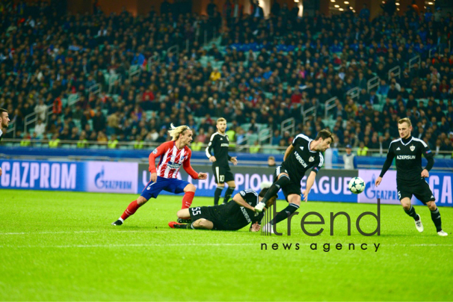 FC Qarabag gets first UEFA Champions League Group point. Azerbaijan, Baku, October 19, 2017