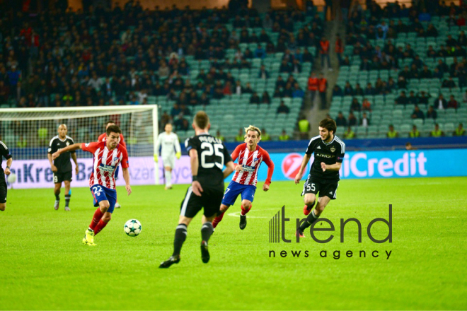 FC Qarabag gets first UEFA Champions League Group point. Azerbaijan, Baku, October 19, 2017