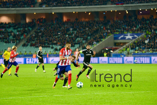 FC Qarabag gets first UEFA Champions League Group point. Azerbaijan, Baku, October 19, 2017