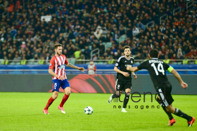 FC Qarabag gets first UEFA Champions League Group point. Azerbaijan, Baku, October 19, 2017