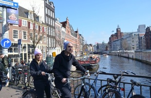 One day in Amsterdam. Holland, 24 october, 2017