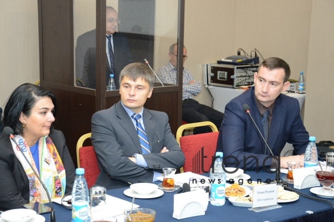 Representatives of banking associations of CIS, Central and Eastern Europe convene in Baku. Azerbaijan, Baku, October 26, 2017
