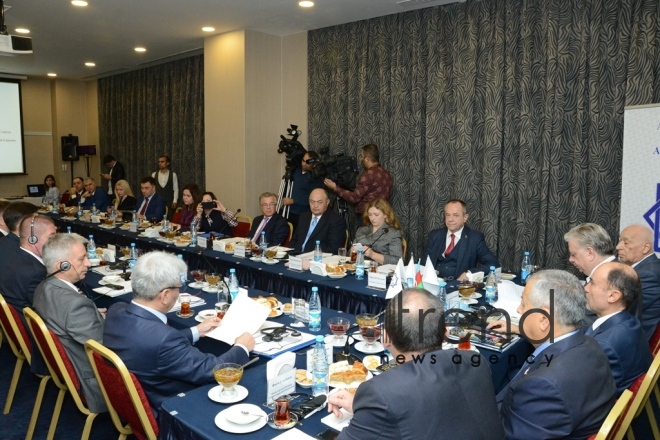 Representatives of banking associations of CIS, Central and Eastern Europe convene in Baku. Azerbaijan, Baku, October 26, 2017
