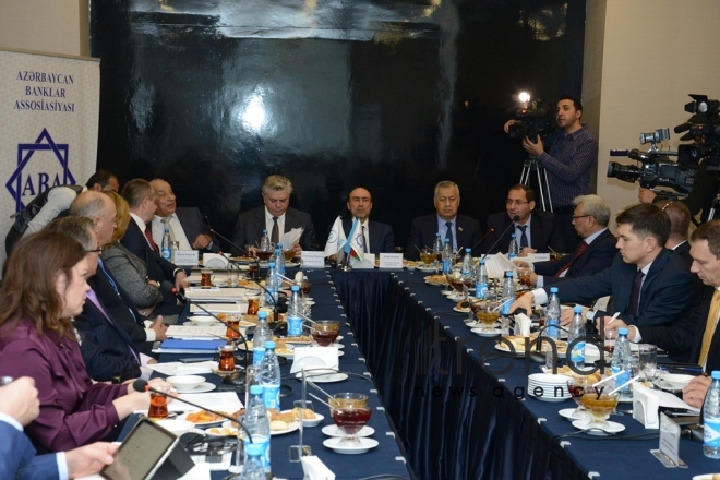 Representatives of banking associations of CIS, Central and Eastern Europe convene in Baku. Azerbaijan, Baku, October 26, 2017
