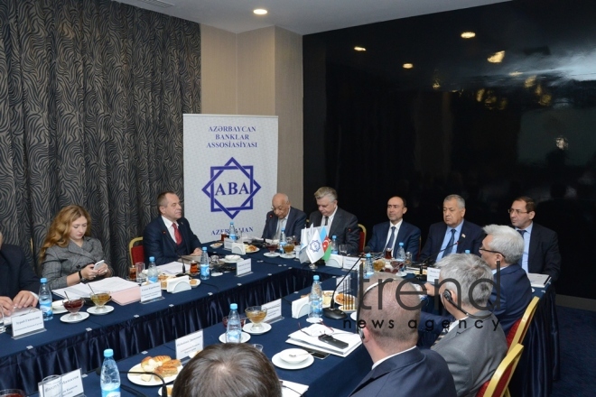 Representatives of banking associations of CIS, Central and Eastern Europe convene in Baku. Azerbaijan, Baku, October 26, 2017
