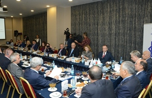 Representatives of banking associations of CIS, Central and Eastern Europe convene in Baku. Azerbaijan, Baku, October 26, 2017
