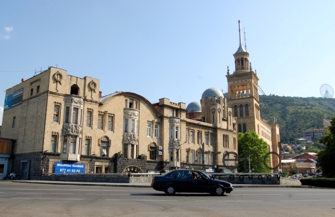 One day in Tbilisi. Georgia, Tbilisi, October 27, 2017