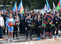 Велопробег, посвященный Дню Государственного флага Азербайджана