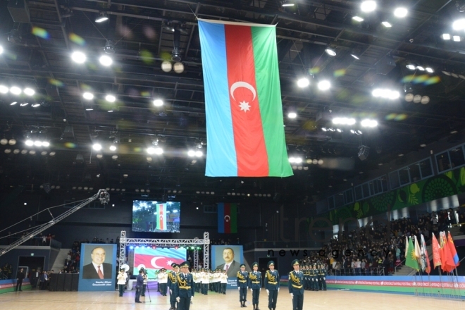 Dövlət Bayrağı Gününə həsr olunmuş festival keçirilib. Azərbaycan, Bakı, 8 noyabr, 2017