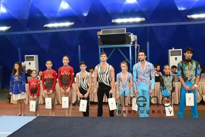 Artistic and acrobatic gymnastics championships kick off in Azerbaijan. Azerbaijan, Baku, november 17, 2017
