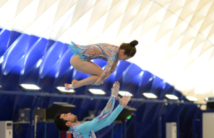 Artistic and acrobatic gymnastics championships kick off in Azerbaijan. Azerbaijan, Baku, november 17, 2017
