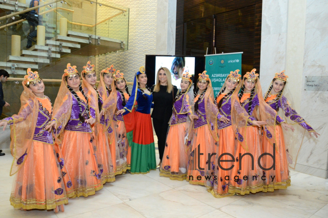 At 4th National Forum of Azerbaijani Children. Azerbaijan, Baku, november 20, 2017
