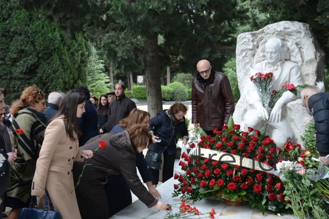 Azerbaijan reveres memory of outstanding composer Fikrat Amirov. Azerbaijan, Baku, november 22, 2017

