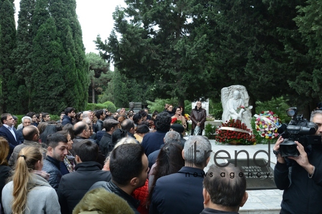 Azerbaijan reveres memory of outstanding composer Fikrat Amirov. Azerbaijan, Baku, november 22, 2017

