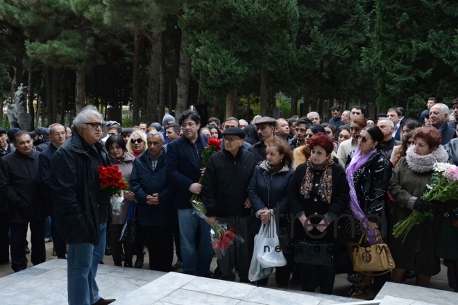 Azerbaijan reveres memory of outstanding composer Fikrat Amirov. Azerbaijan, Baku, november 22, 2017

