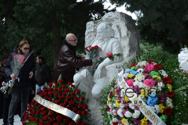 Azerbaijan reveres memory of outstanding composer Fikrat Amirov. Azerbaijan, Baku, november 22, 2017

