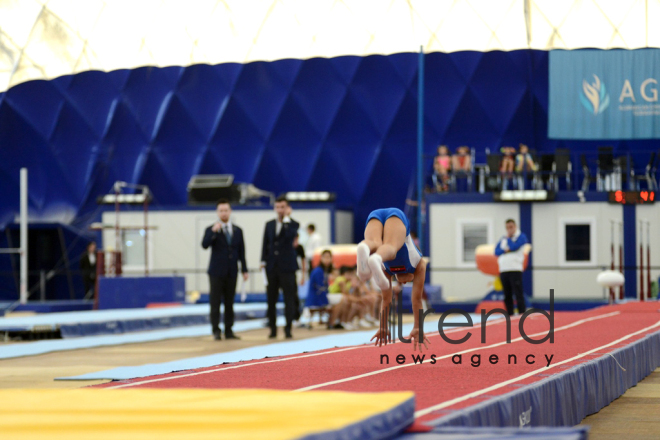 Gimnastikanın 4 növü üzrə Azərbaycan çempionatı və Bakı birinciliyi keçirilir. Azərbaycan, Bakı, 23 noyabr 2017