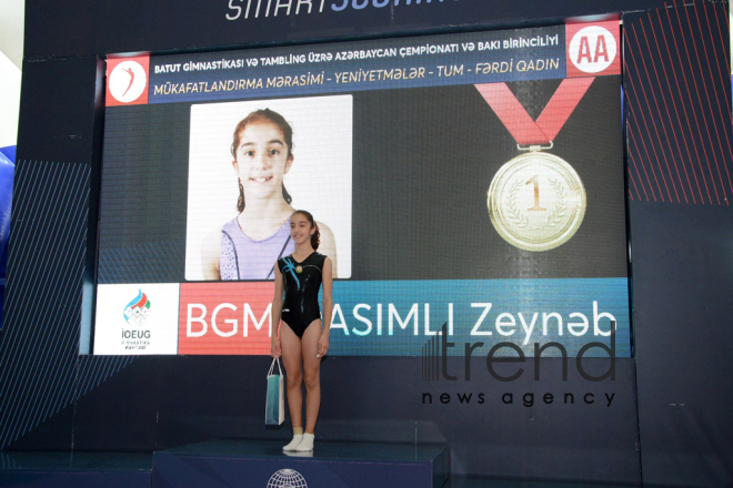 Gimnastikanın 4 növü üzrə Azərbaycan çempionatı və Bakı birinciliyi keçirilir. Azərbaycan, Bakı, 23 noyabr 2017