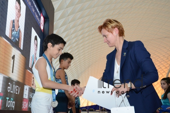 Gymnastics championships begin in Baku. Azerbaijan, Baku, november 23, 2017