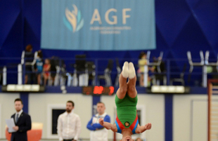 Gymnastics championships begin in Baku. Azerbaijan, Baku, november 23, 2017