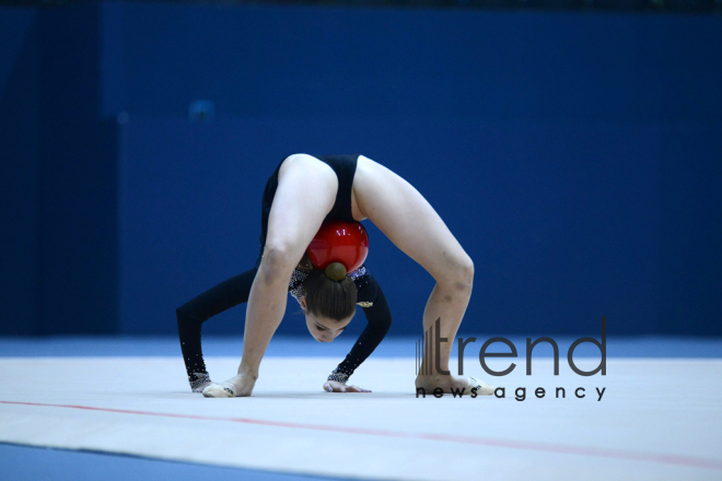 Gymnastics championships begin in Baku: Second day. Azerbaijan, Baku, november 24, 2017