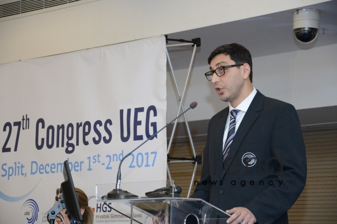 AGF Sec.Gen. Farid Gayibov elected UEG President. Croatia, Split, december 2, 2017