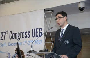 AGF Sec.Gen. Farid Gayibov elected UEG President. Croatia, Split, december 2, 2017