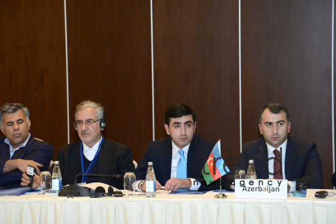 At the meeting of IT ministers of Economic Cooperation Organization (ECO). Azerbaijan, Baku, december 5, 2017