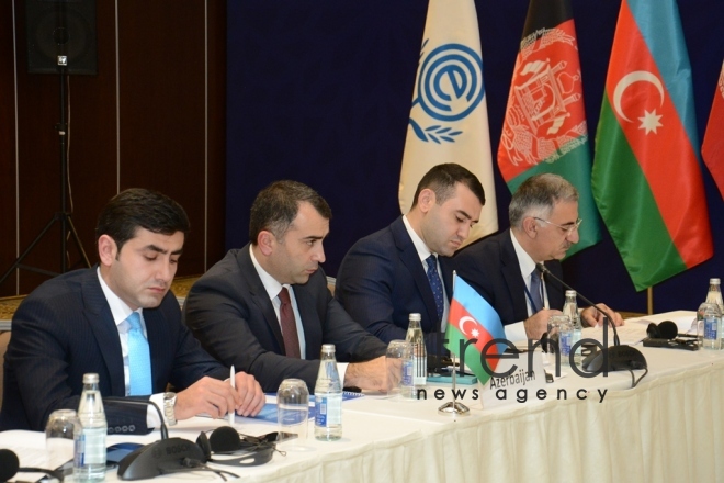 At the meeting of IT ministers of Economic Cooperation Organization (ECO). Azerbaijan, Baku, december 5, 2017