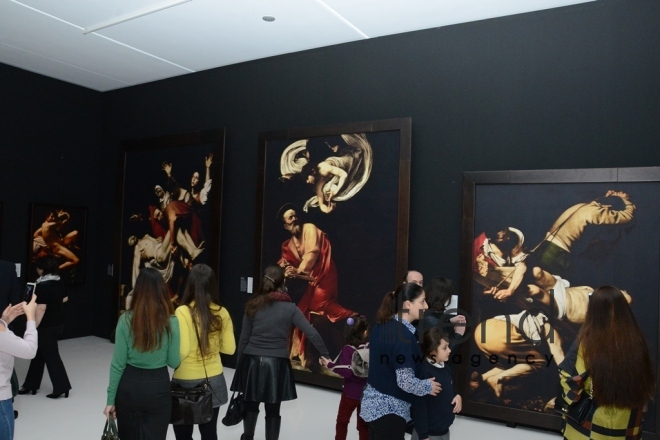 “Caravaggio - Opera Omnia” exhibition with digital technologies kicked off in Baku. Azerbaijan, Baku, december 14, 2017