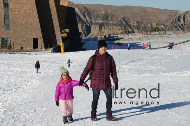 Mountain-skiing resorts of Azerbaijan open winter season. Azerbaijan, Baku, december 18, 2017