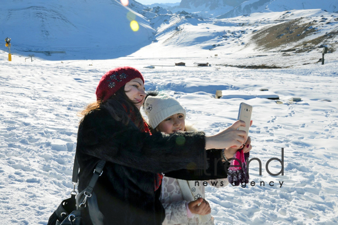 Mountain-skiing resorts of Azerbaijan open winter season. Azerbaijan, Baku, december 18, 2017